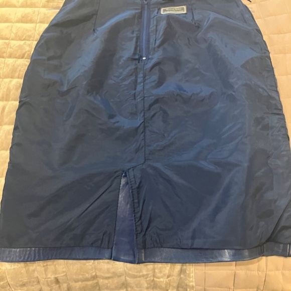 Blue Leather Skirt - Picture 8 of 8